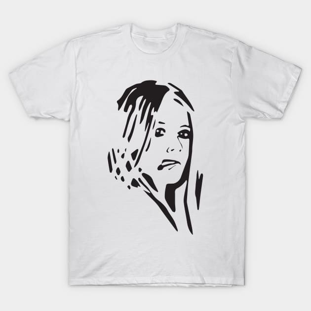 worry girl 1 T-Shirt by RR_Designs